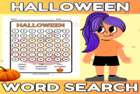 Halloween Words Search img